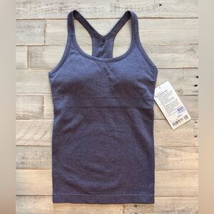 lululemon ebb to street tank top size 4 NWT purple robbed